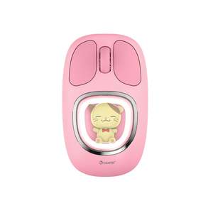 Bel Design MW-063PR ricaricabile Mini tipo-C Mouse 2.4G senza fili & BT 3.0-5.0 Mouse regalo per bambini ragazze signora - Product Image 1