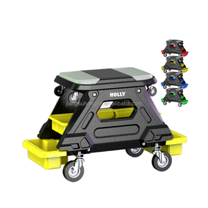 Rullo meccanico sgabello Mini cassa carrello di rotolamento piccolo Trolley sedia ruota separabile Creeper staccabile cassetta degli attrezzi auto dettaglio sedile - Product Image 2