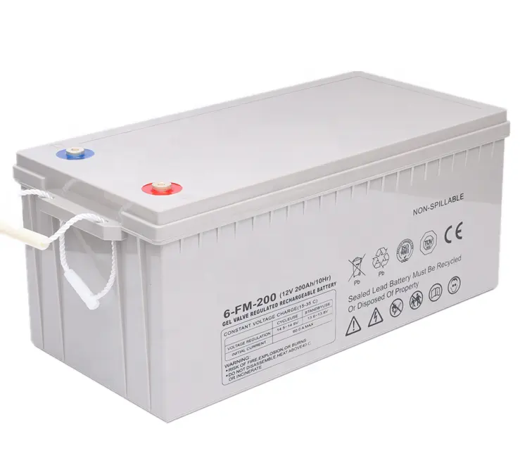 Deep Cycle Inverter AGM VRLA Dry Gel Battery 12V 24V 100ah 120ah 150ah Lead Acid Car Batteries Solar Battery 200ah