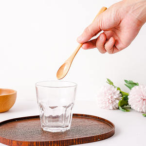 Mini cucchiai di legno Spice cucchiaino personalizzato lungo manico in legno moderni cucchiai di legno per la cottura - Product Image 5