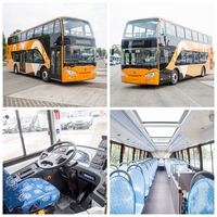 Offre Spéciale 72 sièges double pont bus touristique à deux étages navette de ville