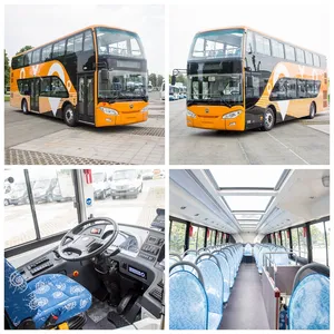 Autobús de doble cubierta con 72 asientos, turismo, doble cubierta