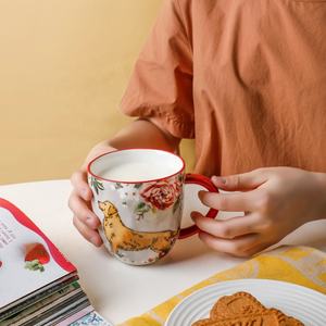 Nouveau Design Créatif Dessin Animé Chien En <span class=keywords><strong>Porcelaine</strong></span> Tasses à Café Lait Petit Déjeuner Tasses En Céramique - Product Image 5