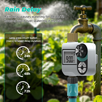 Temporizador de Agua Digital Programable YAGO, Temporizador de Riego Automático para Jardín, Controlador de Riego por Goteo y Aspersión