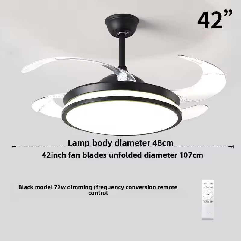 Black-42 inch-6 speed-three-color dimming