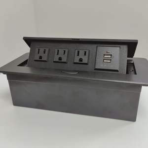 <span class=keywords><strong>Prise</strong></span> de courant en alliage d'aluminium Standard Quick/Slow Pop USB Phone <span class=keywords><strong>Internet</strong></span> Sockets 2 Way Electrical Switches IP66 Level 16A Rated - Product Image 1