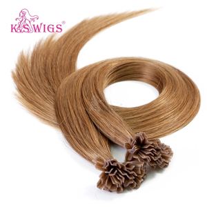 Extensions de cheveux humains K.SWIGS Premium Double Drawn 100% Remy, pointes en Y personnalisées, toutes couleurs, vente flash, qualité salon, pointes en Y sans couture - Product Image 4