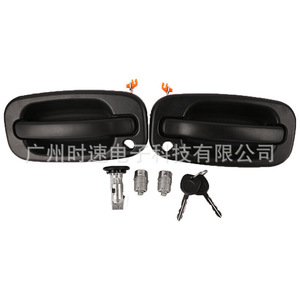 Poignée de porte avec serrure de contact pour Chevrolet Silverado 2001-2006, jeu de clés GM 15034985 L 15034986 R - Product Image 3