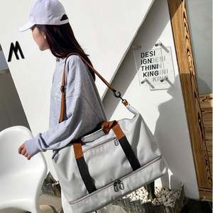 Bolsa Deportiva Resistente con Logotipo Personalizado, Bolsa de Gimnasio Impermeable, Expandible y Portátil, Bolsa de Viaje para Mujer con Logotipo - Product Image 4