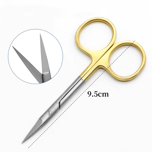 נירוסטה ניתוח פלסטי עם ידית זהב - Product Image 3