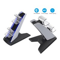 Station de charge double portable TP5-0585S pour manettes PS5, socle de charge pour joystick