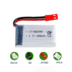 충전식 사자 폴리머 배터리 <span class=keywords><strong>3.7v</strong></span> 802540 750mah 800mah 850mah 950mah 리포 배터리 드론 배터리 Pili - Product Image 5