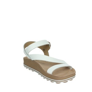 Emma S339 sandali bassi bianchi con plateau leggero estivo con tendenza moda Anti-scivolosa e ammortizzante stampato - Product Image 5