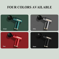 Offre Spéciale Dropshipping KH-720 Masseur Portable 6 Vitesses 4 Têtes Pistolet de Massage Vibrant pour Voyage, Bureau et Soulagement Musculaire Quotidien