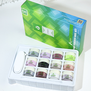 Oyafun - Set de <span class=keywords><strong>Polvo</strong></span> para <span class=keywords><strong>Uñas</strong></span> de 12 Colores a Bajo Precio, Colores Disponibles con Efecto de Pintura, Set de Arte para <span class=keywords><strong>Uñas</strong></span> - Product Image 1