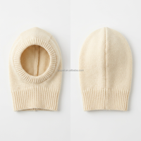 Bonnet en tricot beige pour animaux de compagnie, cagoule unie pour chien, couvre-tête chaud d'hiver pour petits chiens, chats, Teddy, Bichon, vente en gros, personnalisable, OEM