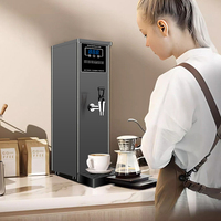 Distributeur d'eau chaude instantanée commercial électrique en acier inoxydable 316 avec élément chauffant et contrôle automatique par micro-ordinateur à chauffage progressif