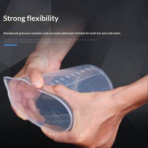 250 मिली 500 मिली 1000 मिली मिली 5000 मिली मिली 3000 मिलीलीटर 2000 मिली एमएल ने पी पी पी पी पी पी पी को पारदर्शी मापने वाली बीकर कप जूग - Product Image 3