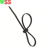 En stock, prix d'usine, machine à attacher les câbles, attaches de câbles électriques industrielles, attaches de câbles à boucle et crochets