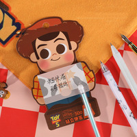 Jolies notes autocollantes 3D sur le thème de Toy Story, bloc-notes non adhésif Woody, bloc-notes de dessin animé, décoration de bureau, papeterie