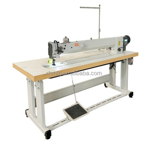Machine à coudre industrielle HUAMEI à entraînement direct, double aiguille, pied entraîneur, haute vitesse, haute précision, pour tapisserie et moteurs - Product Image 2