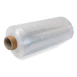 ม้วนฟิล์มพลาสติกโพลีเอทิลีน16กก. สำหรับบรรจุภัณฑ์ PVC & LLDPE ความกว้าง500มม. ยาว300ม. สำหรับห่ออาหารยืด - Product Image 1