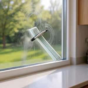 แผ่นทำความสะอาดที่ปัดน้ำฝนหน้าต่างแบบ3 in 1จาก Leifheit - Product Image 3