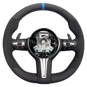พวงมาลัยสปอร์ตหนังพียูแบบมี F22สำหรับ BMW, พวงมาลัยสปอร์ต F10 F11 F21 F20แบบสปอร์ตทำจากคาร์บอนมีความร้อนสูงถึง M4 M3 - Product Image 1