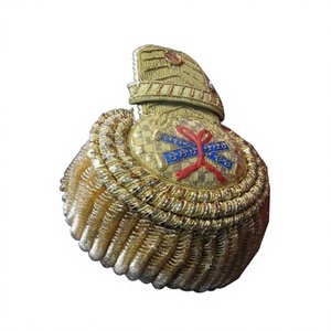 Épaulettes de qualité supérieure, personnalisées, brodées, à coudre, en toile, pour uniforme, avec franges, Field's Marshall Empire, THREEATONE, classiques - Product Image 1