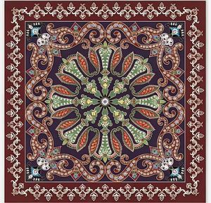 Vintage Mandala Design Portable Mahjong Mat for American Mahjong Luxury - Product Image 2