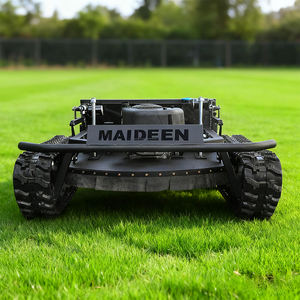 Çiftlik ev kendinden tahrikli kauçuk paletli Robot uzaktan kumanda bahçe çim biçme makinesi benzin çim biçme makinesi - Product Image 3