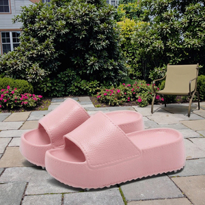 <span class=keywords><strong>Sandali</strong></span> da donna estivi leggeri Open Toe alti <span class=keywords><strong>con</strong></span> plateau spessi Sole antiscivolo caratteristica <span class=keywords><strong>suola</strong></span> EVA <span class=keywords><strong>sandali</strong></span> pantofole - Product Image 1