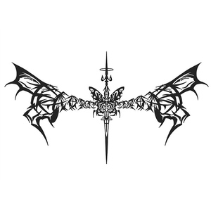 <b>Large</b> Chest Waist Semi Permanent Temporary Tattoo Sticker Waterproof Realistic Removable Body Art - Product Image 4