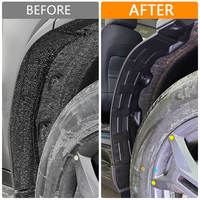 Garde-boue intérieur ABS, pare-éclaboussures finition mate pour Jetour Traveller T2 SUV, pièces extérieures tout-terrain, vente en gros