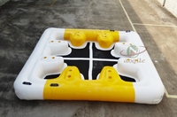 Île flottante gonflable géante pour 8 personnes, certifiée CE, en PVC, pour usage résidentiel et commercial