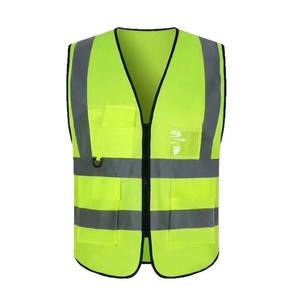 Güvenlik Reflektörlü Nefes Alabilen Yelek Yapısı Yüksek Görünürlüklü Çok Cepli Renkli Yansıtıcı İş Güvenliği Yeleği - Product Image 2