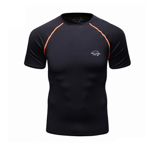 90% poliéster y 10% spamdex Cody Lundin <span class=keywords><strong>super</strong></span> confort de músculo hombres deportes de compresión de gimnasio t camisa - Product Image 3
