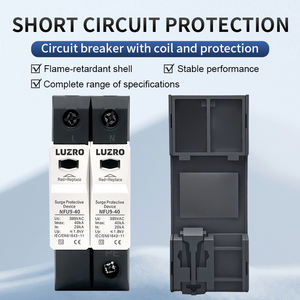 LUZRO NFU9-40 התקן הגנה מפני נחשולי מתח AC 2P 275V 385V 420V 20kA-40kA  לתעלת דין, הגנה מפני ברקים וסולארי - Product Image 3
