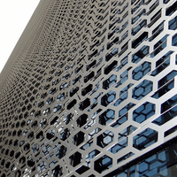 Gril en métal perforé à trou hexagonal