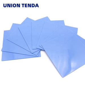 רך גומי רפידת תרמית מעבד קירור Pad 2W מוליכות תרמית סיליקון סיליקון Dhl/ups/fedex/aramex/ems/hk הודעה כחול 2.74g/cm3 - Product Image 1