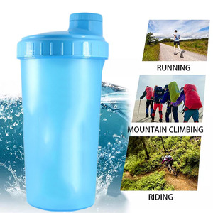 カスタムロゴBPAフリー、ティックマーキング300ml/700ml透明プラスチックジムプロテインシェーカースポーツウォーターボトル - Product Image 6