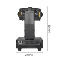Lampu Panggung LED Meteor Effect 120W RGBW Bright Flame, Efek Percikan Dinamis, DMX512/Aktif Suara, Profesional untuk DJ
