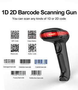USB беспроводной сканер штрих-кодов 2,4 г CMOS источник света 1D/2D считыватель кодов QR для Windows Android Linux IOS Stock Systems - Product Image 5