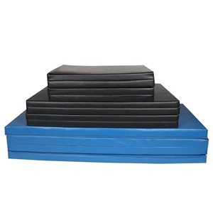 Tapis de gymnastique KWO en cuir PVC noir épais, matériau souple, <span class=keywords><strong>mousse</strong></span> de 5 cm 50 mm, <span class=keywords><strong>mousse</strong></span> de <span class=keywords><strong>mousse</strong></span> à emboîtement, grand tapis de gymnastique pliable, <span class=keywords><strong>matelas</strong></span> en <span class=keywords><strong>mousse</strong></span> - Product Image 3