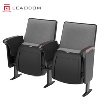 Chaise d'auditorium moderne LEADCOM LS-13601N-301 avec tablette d'écriture, chaise de salle de conférence pour université