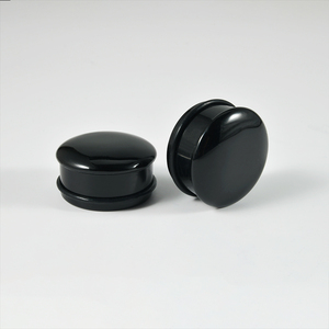 Kính đen tai cắm đơn <span class=keywords><strong>Flare</strong></span> đường hầm Đồng hồ đo kéo dài Expander tai đồng hồ đo cáng cơ thể <span class=keywords><strong>piercing</strong></span> đồ trang sức cho phụ nữ người đàn ông - Product Image 6