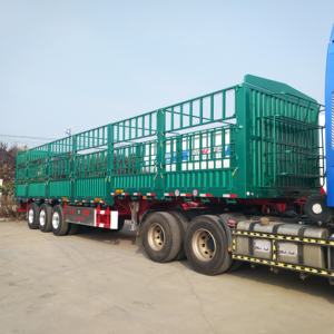 Semirremolques Personalizados con Valla de Estacas para el Transporte de Maíz/Arroz/Algodón/Animales - Product Image 4
