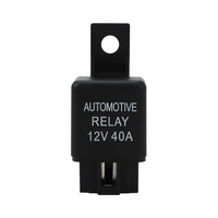 Relais automobile 12V 40A 4 broches normalement ouvert, petit relais de climatisation pour voiture DC