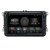 Meihua Lecteur multimédia audio automobile GPS Android 8 pouces avec 2 Go de RAM 32 Go de ROM Wifi Gps Bt Système de musique de voiture pour VW