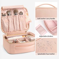 Trousses de toilette de luxe grande capacité pour le voyage, personnalisables avec matériaux et logo sur mesure, sacs de rangement pour maquillage et cosmétiques